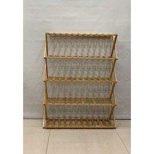 OMAMA HOME TEXTILE 5-Tier Multi-Purpose Storage Rack with Wire Baskets & Shelves – Metal Rolling Organizer (50 x 33 x 102 cm) – Gold