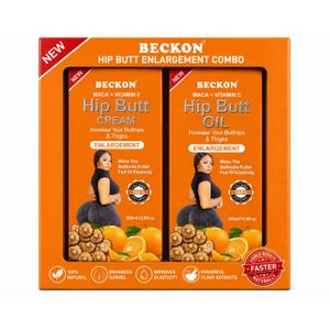 Beckon Maca + Vitamin C Hip Enlargement Combo (Cream & Oil)