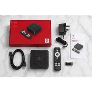 Airtel Android TV Box 4K( 4G/5G WiFi Router Supports All Networks And No Subscriptions )-Black