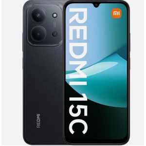 Xiaomi Redmi 15C - 6.9" - 128GB HDD - 4GB RAM - LTE Dual SIM - 50MP/8MP - 6000mAh - Midnight Black