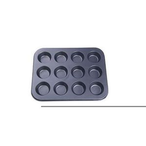 Muffin Cup Cake Baking Pan - 12 in 1