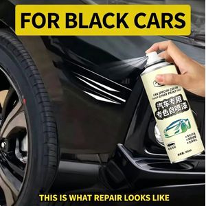 Car Touch Up Spray Paint - Black Scratch Repair Paint Pen, 4S Shop Grade Quick Fix for Car Body Scratches & Paint Damage