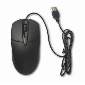 Optical Wired USB  Mouse - Black