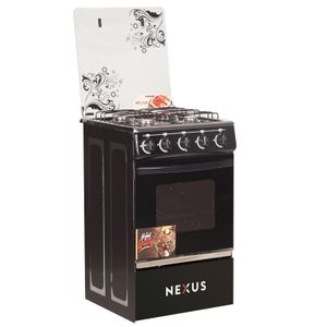 Nexus 4 Burner - Auto-Ignition Gas Cooker With Oven & Grill - 60x60cm (NX-6060 AG) - Mirror Stainless Steel Workshop