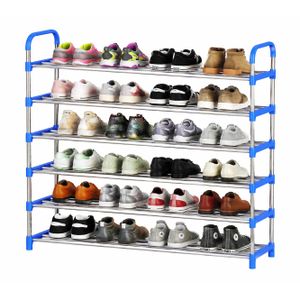 Plastic Shoe Rack - Sliver