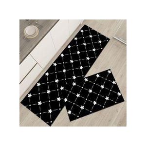 SXCHEN 2 Piece Kitchen Mat Set Non-Slip Kitchen Mat