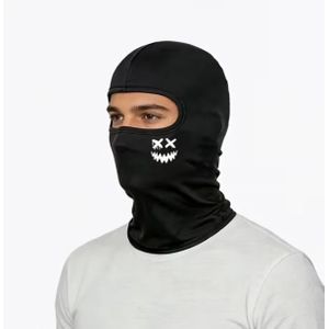AD 2pcs Fashionable Balaclava Mask - Black