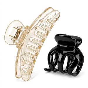 2-Piece Stylish Hair Clips for Women & Girls – Secure Hair Claw Clips for Everyday Use