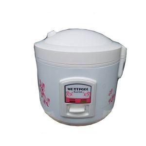 Westpool WP - 15 Rice Cooker - 1.5 Litres White/Pink