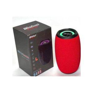 Maxbest PORTABLE, WIRELESS BLUETOOTH DEEP BASS SPEAKER, TM09 - RED