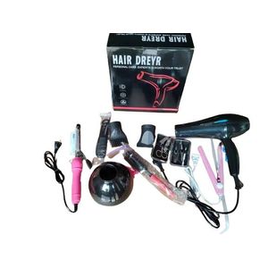 Hair Dryer Set - Black 