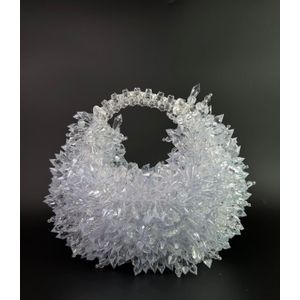 Beads BAG BOW SPIKY IN WHITE 