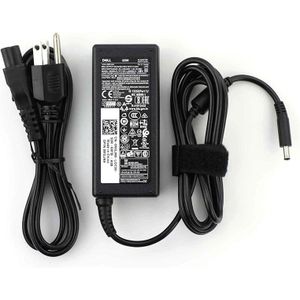DELL 65W Small Pin Laptop Charger Adapter With AC Power Cable – 19.5V Fast Charging Power Supply