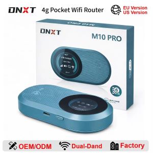 Dual Power Universal pocket WiFi Router Dual- band Mobile WiFi 3000 mah 300Mpbs LCD - blue 