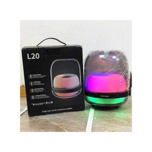 CINEMA SOUND ON YOUR DESK! - L20 360° Surround Sound LED Speaker - Deep Bass & High-Quality Audio