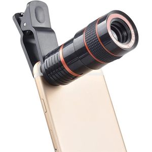 General 8x zoom optical mobile phone telescope, portable telephoto camera lens for smartphones