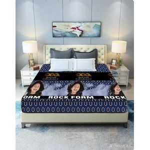 3A 8 Inches Middle Size Comfortable Mattress Thickened Bed With Patten -  Multicolor