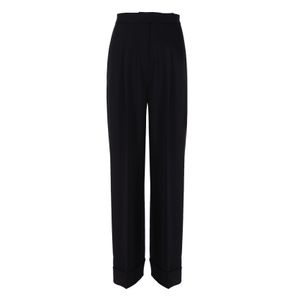 Fashion (Burgundy)Womens Plus Size High Waist Wide Leg Maxi Long Pants  Solid Color Office Lady Loose Stretch Pleated Palazzo Lounge Trousers S-3X  WEF @ Best Price Online