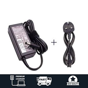 DELL Genuine 65W Laptop Charger Adapter 19.5V 3.34A with UK Power Cord - Big Pin