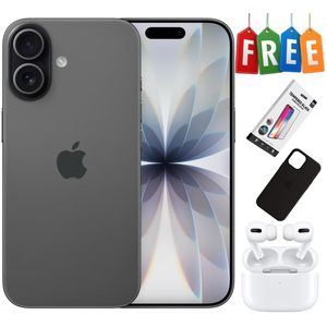 Apple iPhone 17 – 256GB ROM + 8GB RAM – 6.1" Super Retina XDR OLED – A18 Chip – 48MP Camera – 5G Smartphone – Black + FREE Accessories