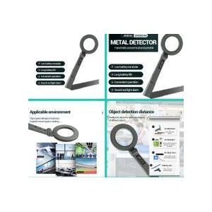 Handheld Folding Underground Metal Detector Electronic Measuring Instrument - Black