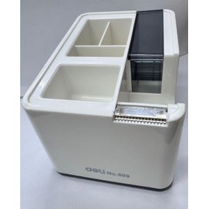 Deli Compact desktop tape dispenser and organizer