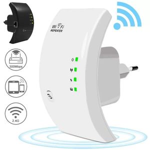 Wireless-N WiFi Repeater, 300Mbps - Wifi Range Extender - White
