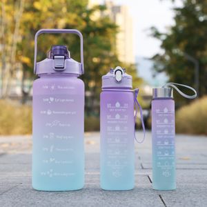 Gradient Big Water Bottle 3.78l Water Bottle Portable Sports Outdoor Bucket