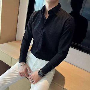 Men's Long Sleeves Shirt - Black