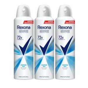Rexona Spray 200ml 72Hrs Cotton Dry (Pack Of 3)