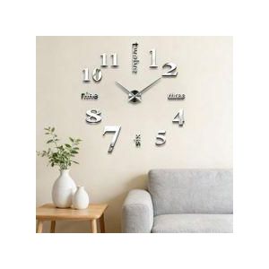 GALUIN 3D Wall Clock DIY Large Modern Design Decal-sliver