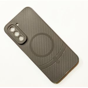 Infinix HOT 70  leather style Back Cover Case Color Grey/ Beige 