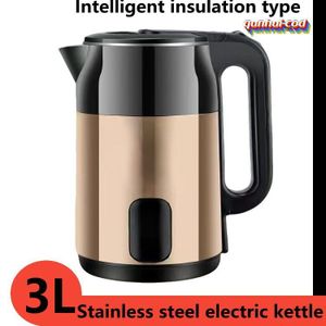 3L stainless steel intelligent insulated electric kettle