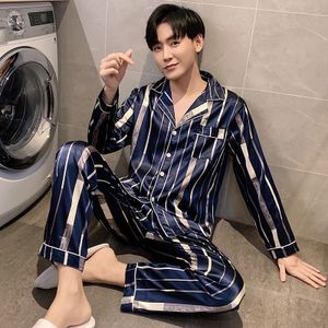 Men'S Comfortable Pajamas Large Size 3Xl 4Xl 5Xl 90Kg Long Sleeve