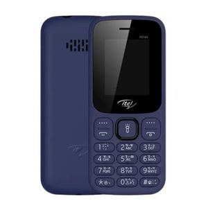 Itel IT2165 - 1.8" - Dual SIM - 32MB - 32MB Phone - 1000mAH -  Deep Blue + 12 Months