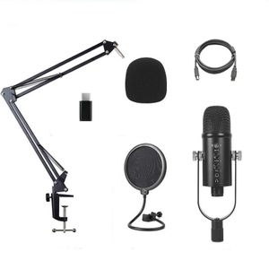 BM-86 USB Condenser Microphone, Cantilever Bracket Set - Black