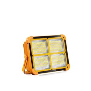 Solar-powered LED floodlight