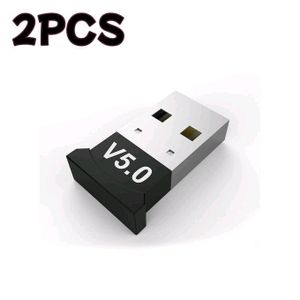 Mouniubull 2 Pcs USB Bluetooth 5.0 Adapter Low Power Audio Music Stereo Receiver for TV Computer Laptop