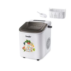Sonifer  Portable 1.2L Water Tank Ice Maker Machine - White