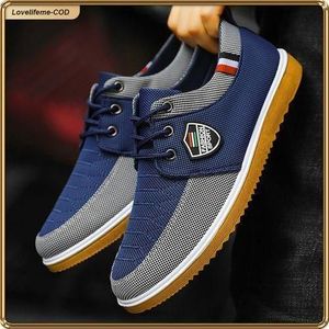 ASHION Men's' Casual Sneakers Big Size 39-48 - Blue - Blue - EU 44