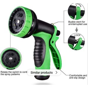 A Basile Car Water Spraying Gun With Multiple Nozzles - Black/Green