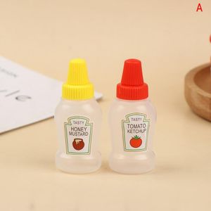 15 mini sauce bottles portable ketchup bottles salad dressing containers  for bento boxes kitchen jars oil