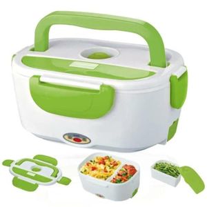 Portable Multi-Functional Electric Lunch Box- 40W - White/Green