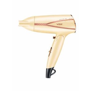1200/1600W DC Motor Dual Voltage 2-Speed Settings Foldable Hair Dryer V-429 - Yellow