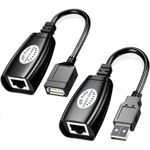 USB to RJ45 Extension Adapter – 2-Pack