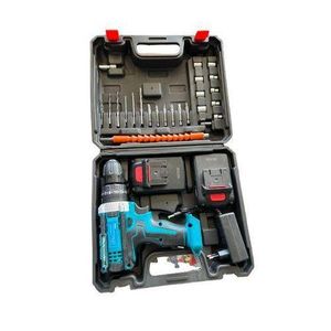 Chargeable Multifunctional drill and screwdriver set with hammer