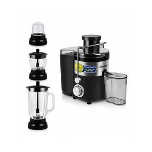 400W Juicer Blender Combo - 4-in-1 Kitchen Juice Extractor with 1.5L Pulp Container & 800ml Juice Cup