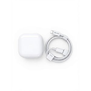 Besike Fast USB-C Power Adapter & Braided USB-C Cable Set - Compact Wall Charger Set (White)