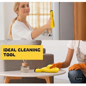 AD 2pcs Cleaning Towel for Household Cleaning - Multicolour