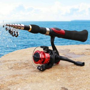 41/50cm Ice Fishing Rod Portable Sea Fishing Pole Tackle Pesca Fishing  Equipment